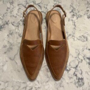 New Without Box SPERRY Top-Siders Pointed Toe Slingback Loafers